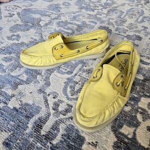 Sperry Canvas Boat Shoes - Men's 10